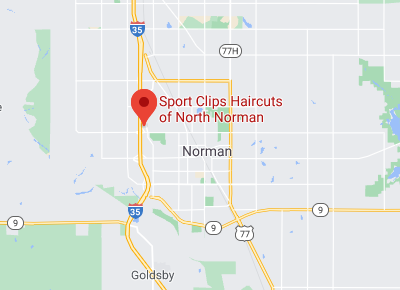 Map to Sport Clips of North Norman Oklahoma